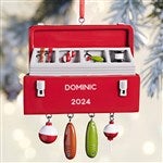 27729 - Fishing Tackle Box<sup>©</sup> Personalized Ornament