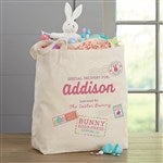 47793 - Special Delivery Personalized Easter Canvas Tote Bags