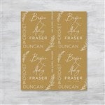37825 - Elegant Couple Personalized Wedding Wrapping Paper
