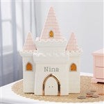 33284 - Princess Castle Personalized Piggy Bank
