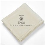 37465 - Pet Memorial Halo Personalized Fleece Blanket