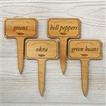 20033 - Vegetable Garden Personalized Plant Markers