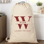31262 - Lavish Last Name Personalized Laundry Bag