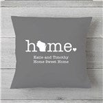21527 - Home State Personalized Throw Pillow