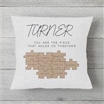 52605 - Her Puzzle Pieces Personalized Throw Pillow