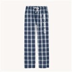 54511 - Dad Personalized Mens Navy & White Flannel Pants