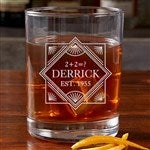 40615 - Top Shelf Dad Engraved Old Fashioned Whiskey Glasses
