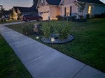 41793 - Rustic Address Personalized Solar Outdoor Garden Stone