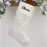 32755 - Seasons Sparkle Embroidered Stockings
