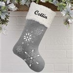32755 - Seasons Sparkle Embroidered Stockings