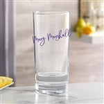 31395 - Trendy Script Name Personalized Drinking Glasses