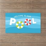 26468 - Pool Welcome Personalized Doormats