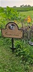 12124 - Pawprints In Heaven Custom Memorial Magnetic Garden Sign