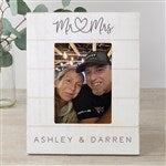 24003 - Infinite Love Personalized Wedding Shiplap Picture Frame