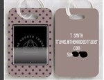 34116 - Custom Pattern Personalized Photo Luggage Tag 2 Pc Set