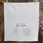 37282 - Favorite Family Recipe Personalized Flour Sack Towel
