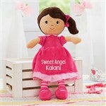 18453 - Pretty Pink Embroidered Doll by Stephen Joseph