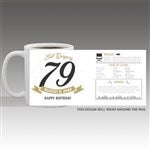 47059 - Historical Birthday Personalized Coffee Mugs