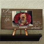 13340 - My Pets Personalized Photo Canvas Print