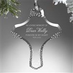 32880 - Precious Moments® Loving Memory Memorial Cross Ornament