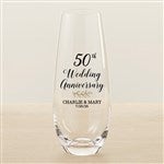 31278 - Anniversary Personalized Printed Bud Vase