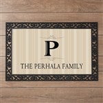 14870 - Personalized Elegant Monogram Doormats