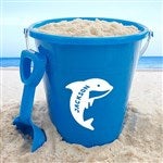 18486 - Sea Creatures Personalized Plastic Beach Pail & Shovel