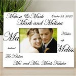 7035 - Mr. and Mrs. Collection Personalized Wedding Frame