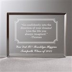 5385 - Inspiring Graduate Quotes Personalized Keepsake