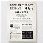 28334 - Back in the Day Personalized Oversized Birthday Greeting Card