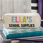 20923 - All Mine Personalized Canvas Pencil Case