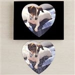 39884 - Cartoon Yourself Personalized Mini Heart Photo Puzzle
