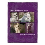 16486 - Picture Perfect Personalized Fleece Photo Blankets