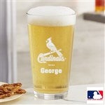 39350 - MLB St. Louis Cardinals Personalized Beer Glass