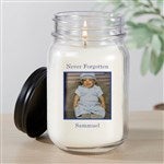 51498 - Picture Perfect Personalized Farmhouse Candle Jar