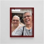 25492 - Colored Edge Name Portrait Photo Canvas Tile Board