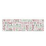 46390 - Holiday Repeating Name Personalized Christmas Table Runner