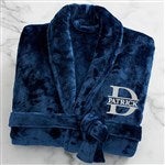 33287 - Lavish Last Name Embroidered Fleece Robes 