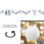 29928 - Years Of Love Personalized Anniversary Ball Ornament
