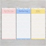 10933 - Damask Personalized Notepad Set Of 3