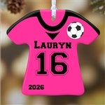 16658 - Soccer Sports Jersey Personalized T-Shirt Ornament