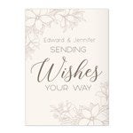 20437 - Sending Sweet Wedding Wishes Personalized Greeting Card 