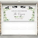 31319 - Laurels of Love Personalized Wedding Banner