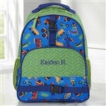 23363 - Transportation Embroidered All Over Print Backpack by Stephen Joseph