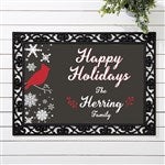 17795 - Wintertime Wishes Personalized Doormats
