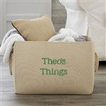 24864 - Kids Room Embroidered Storage Tote
