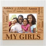 50309 - Classic Family Repeating Name Personalized Picture Frame