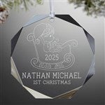 32881 - Babys First Christmas Precious Moments® Premium Engraved Ornament