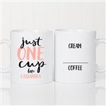 29241 - Just One Cup Personalized 30 oz. Oversized Coffee Mug