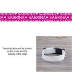 24712 - Pet Repeating Name Personalized Dog Collars